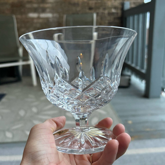 WATERFORD CRYSTAL LISMORE 5 INCH FOOTED BOWL LEAD CRYSTAL NEW WITH TAGS IN BOX - Picture 11 of 11